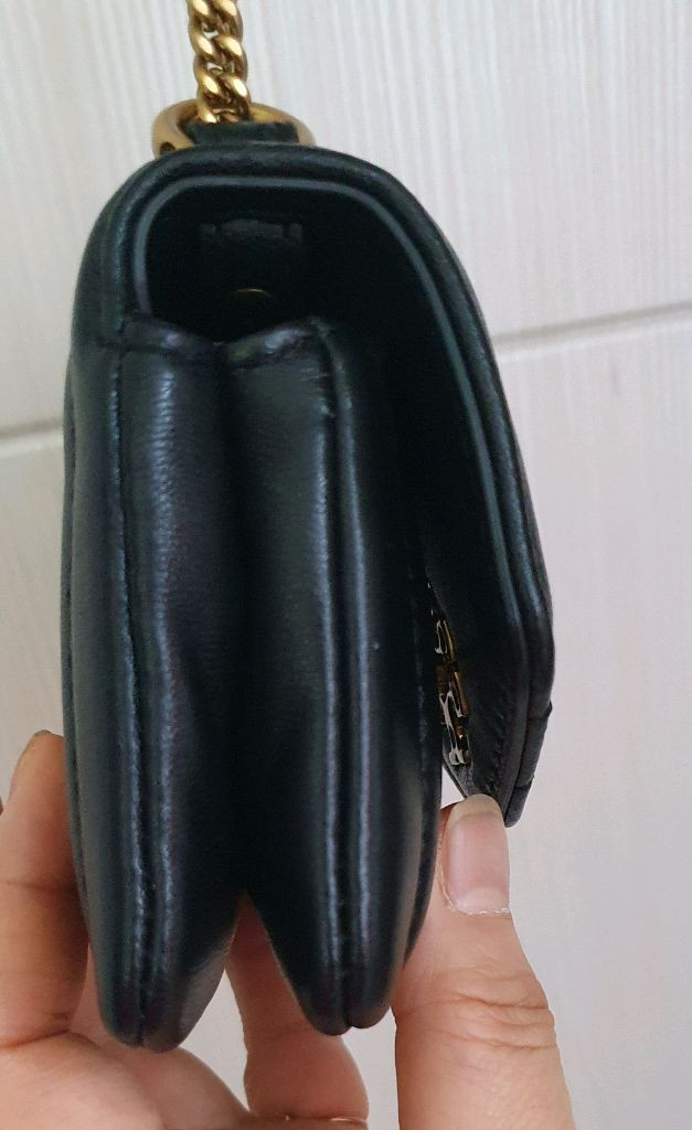 토리버치 나노 키라 퀼티드 블랙 체인백--4