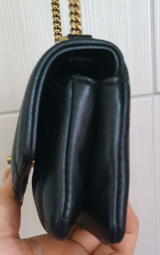 토리버치 나노 키라 퀼티드 블랙 체인백--5