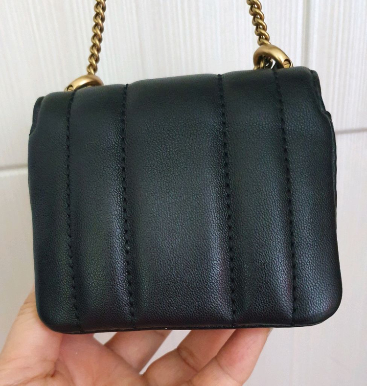 토리버치 나노 키라 퀼티드 블랙 체인백--6