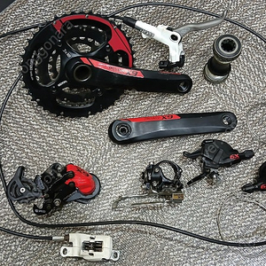 스램 X-9 30단 그룹셋 + 브레이크