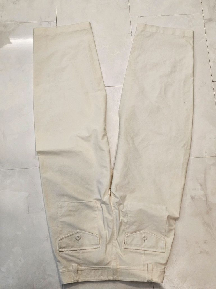 쿨거택포) 유니클로 저지배럴레그팬츠 오프화이트 S--5