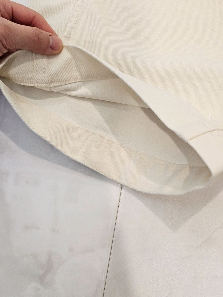 쿨거택포) 유니클로 저지배럴레그팬츠 오프화이트 S--7