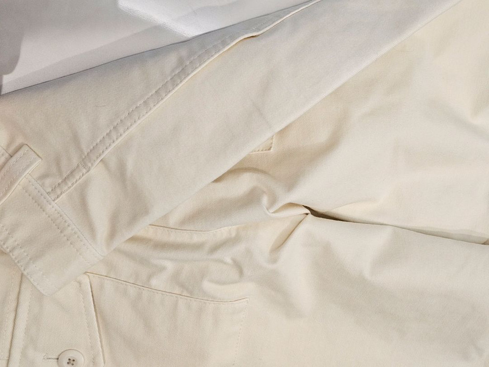 쿨거택포) 유니클로 저지배럴레그팬츠 오프화이트 S--8