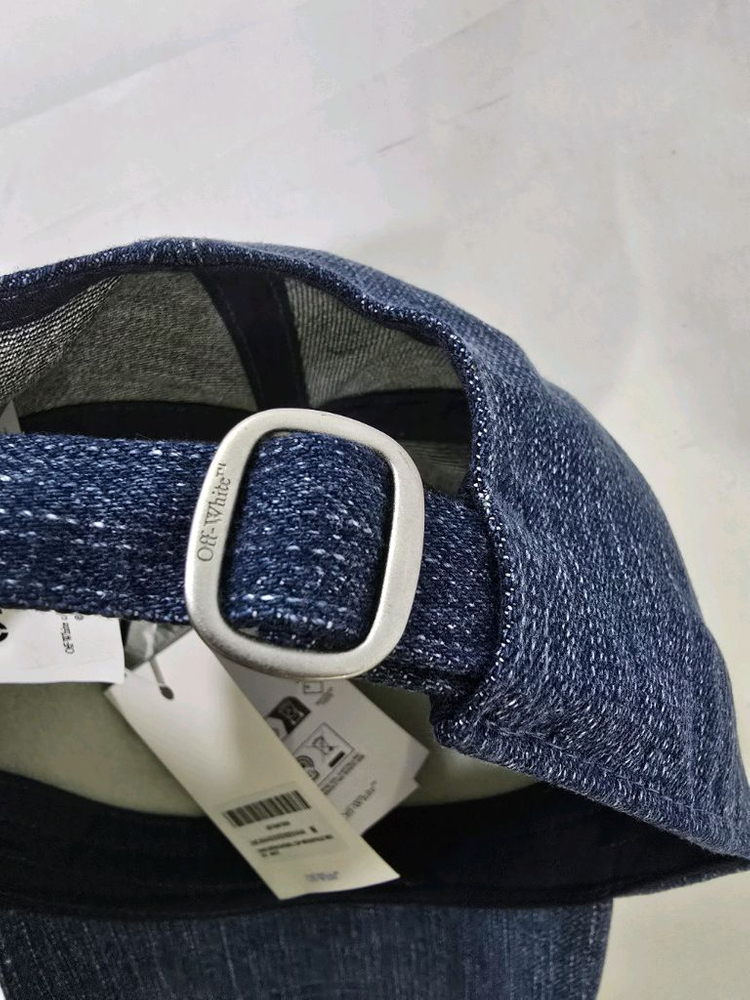 오프화이트데님 볼캡--2