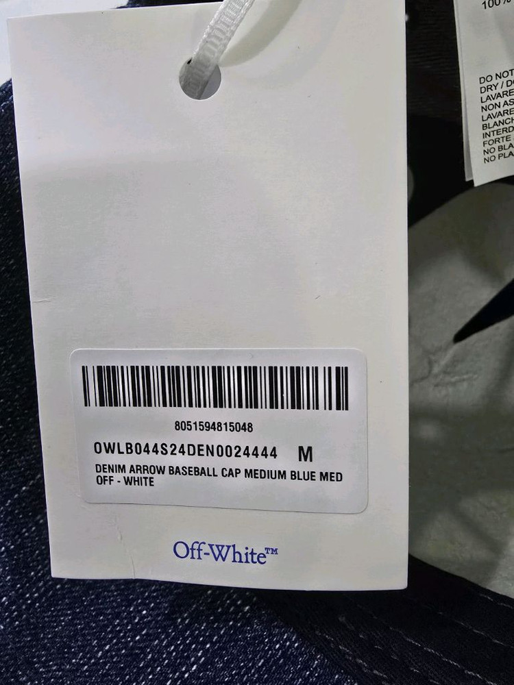 오프화이트데님 볼캡--6