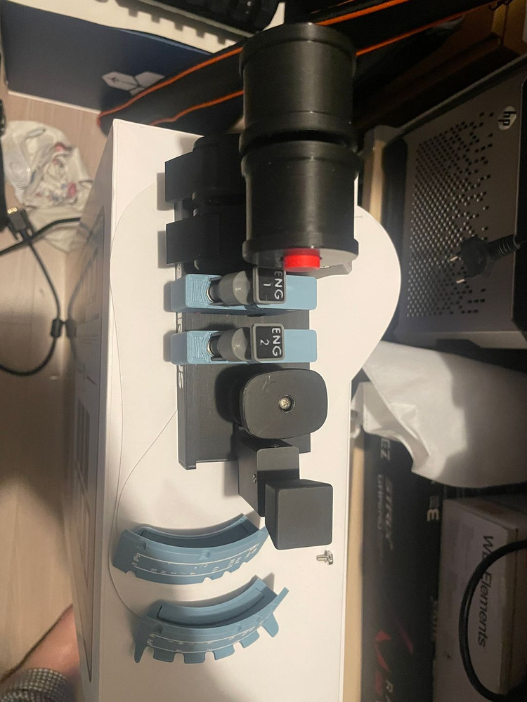 허니콤 브라보 쓰로틀 + ProDeckSim A320 에드온--1