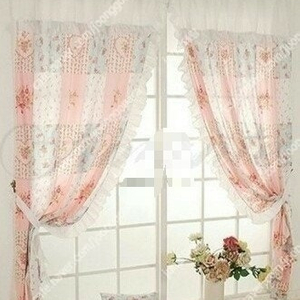 아망떼 커텐 예쁜 꽃무늬 하트 커튼 4장세트 이미지