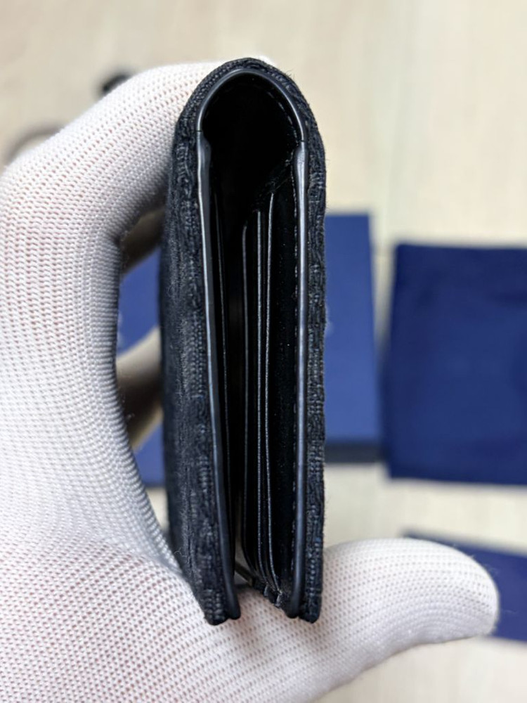 25FW정품새상품급 디올 오블리크 오거나이저,카드지갑 블랙--6