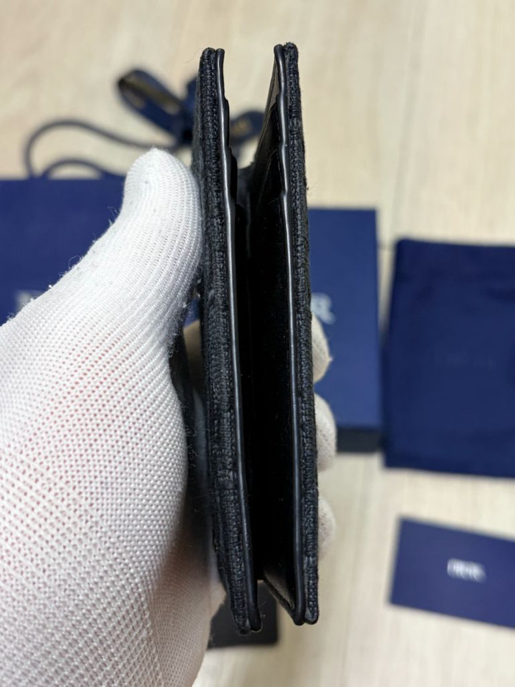 25FW정품새상품급 디올 오블리크 오거나이저,카드지갑 블랙--7