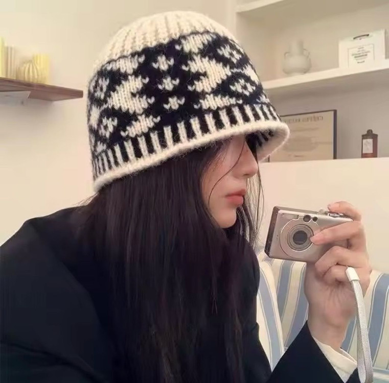 니트모자 니트비니 겨울모자--0