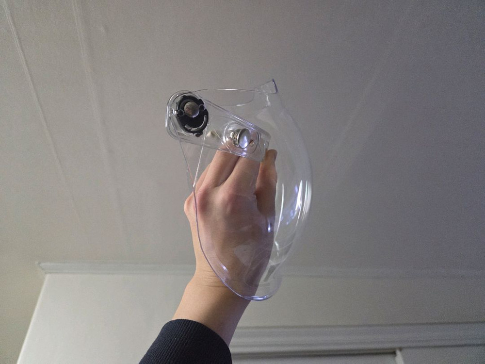 오픈페이스 투명 버블쉴드 판매 이미지