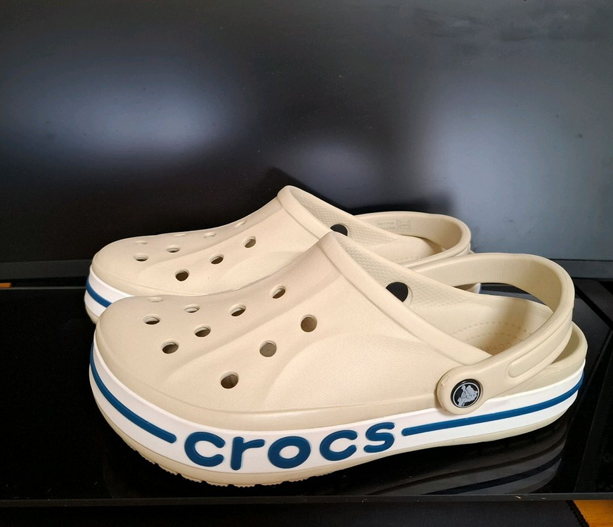 크록스 바야밴드 클로그 스투코 브라이트 코발트 265--1