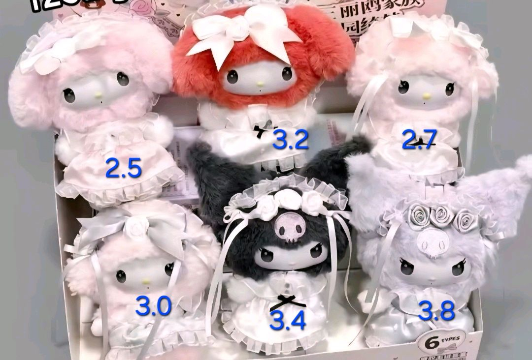 현물) 산리오 폭스아일랜드 여우섬 미니소 키링 풀세트--9