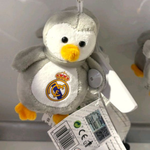 레알마드리드 굿즈 공식 인형 키링 펭귄 열쇠고리 FC바르셀로나축구굿즈
