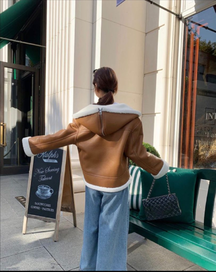 [판매] 바이씨니 제작 허니비 무스탕 브라운 Free 새상품--7