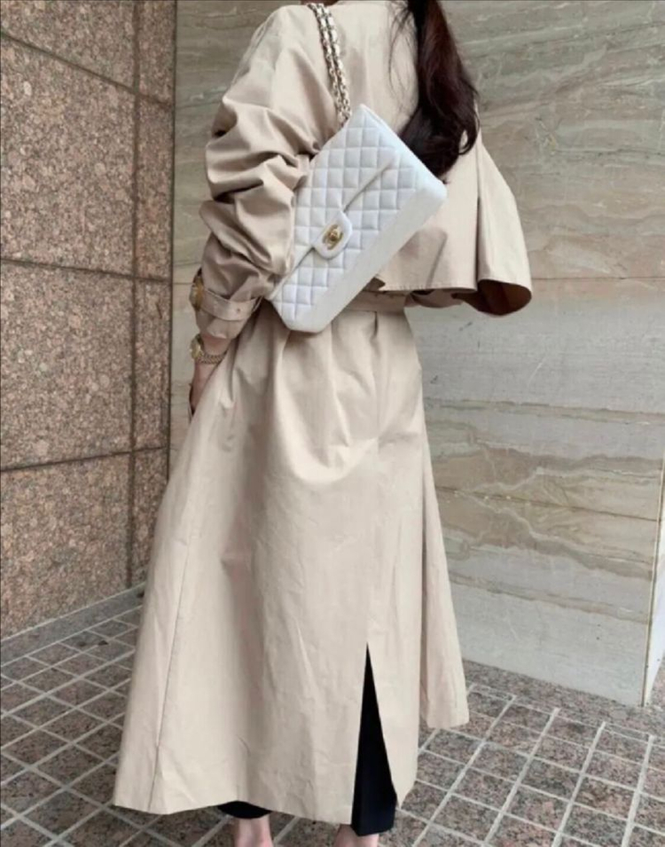 바이씨니 제작 하이넥 트렌치 베이지 Free 오리지널 새상품 판매합니다!!--6