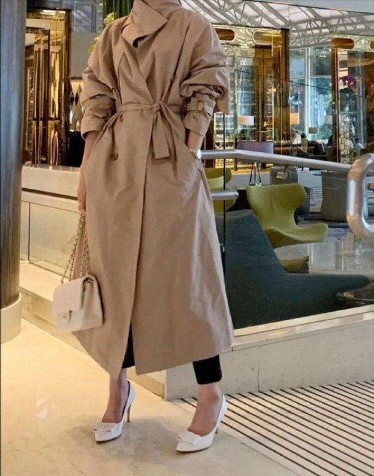 바이씨니 제작 하이넥 트렌치 베이지 Free 오리지널 새상품 판매합니다!!--8