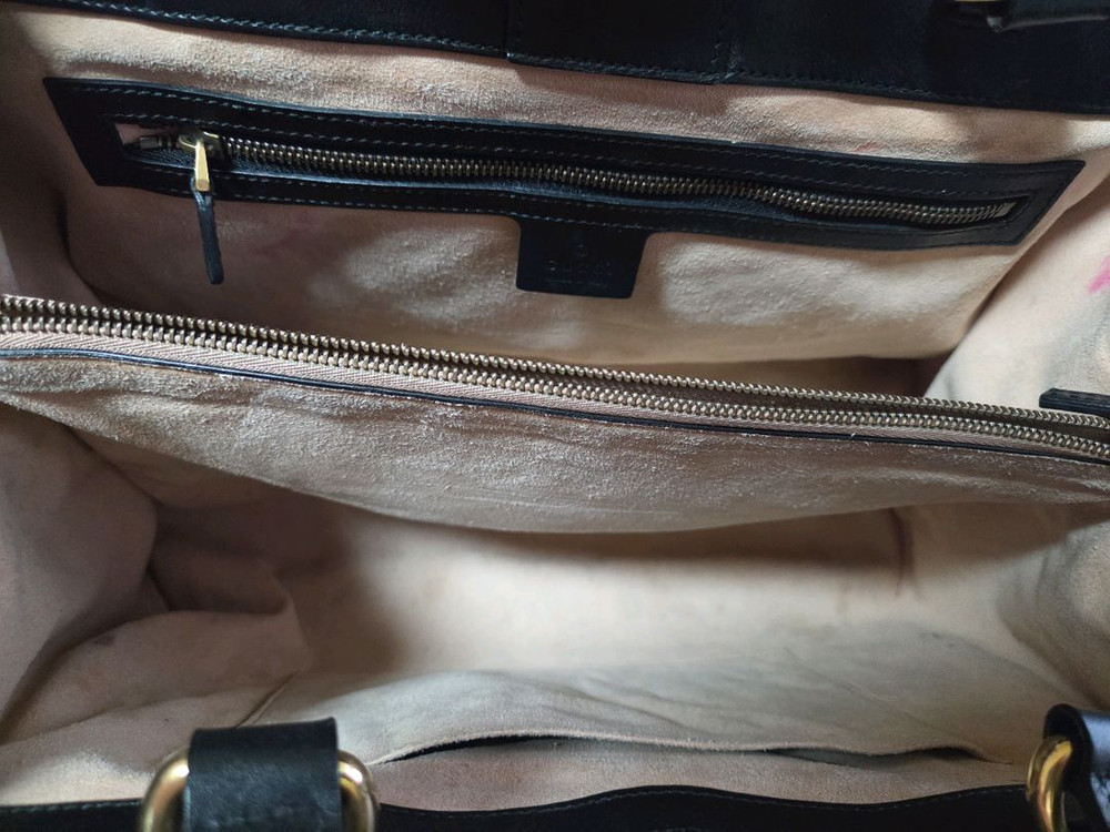 구찌 GG마몽 마틀라세 탑핸들 크로스백--5