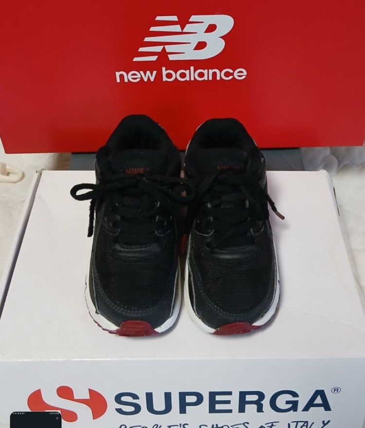 나이키키즈 에어맥스 160운동화 블랙 이미지