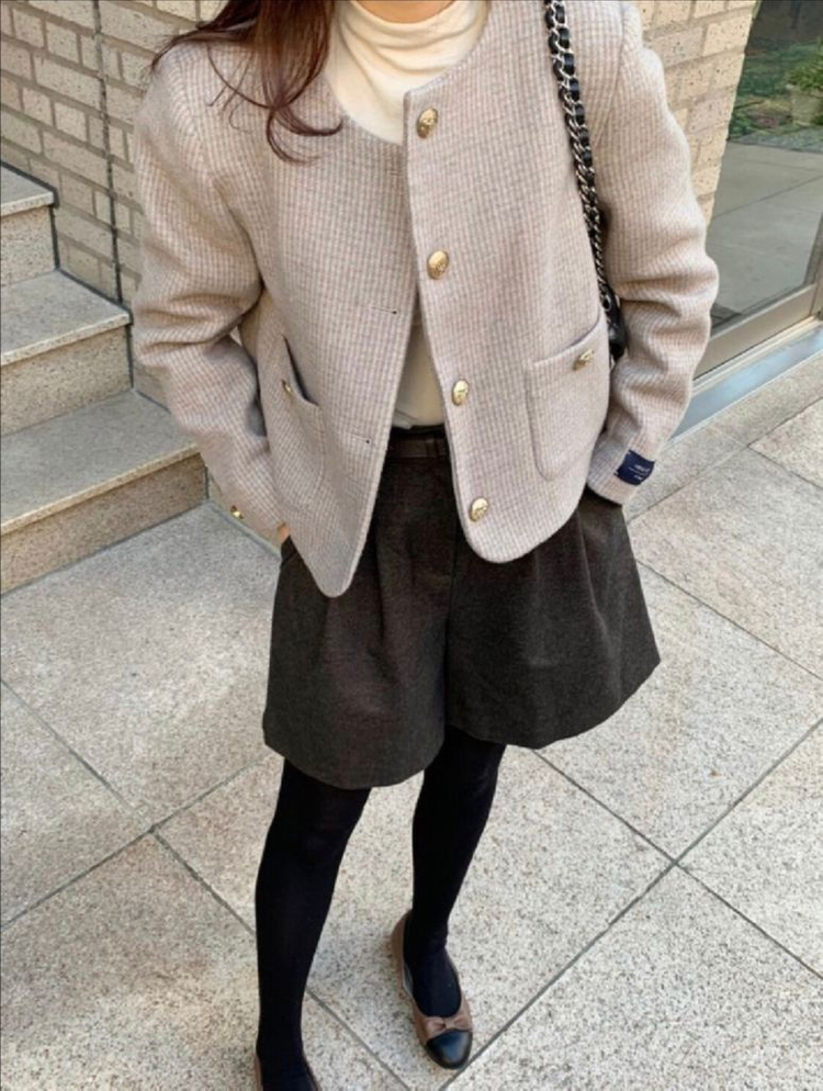 [판매] 바이씨니 제작 울반바지 브라운 free 미개봉--2