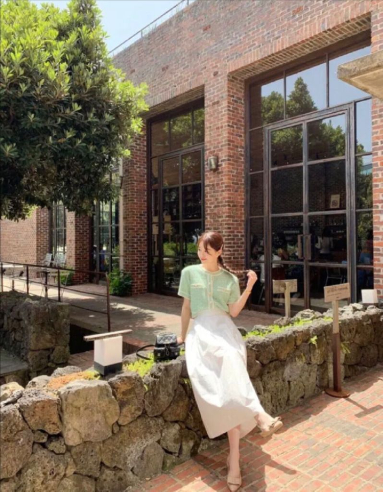 바이씨니 제작 샤트위드 가디건 그린 Free 미개봉 팝니다.!!!--3