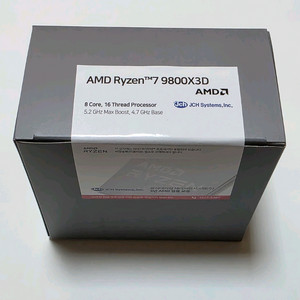 AMD 라이젠7 9800X3D 정품 미개봉 새상품 이미지