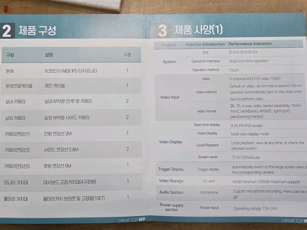 4채널 블랙박스 팝니다. 새상품 이미지