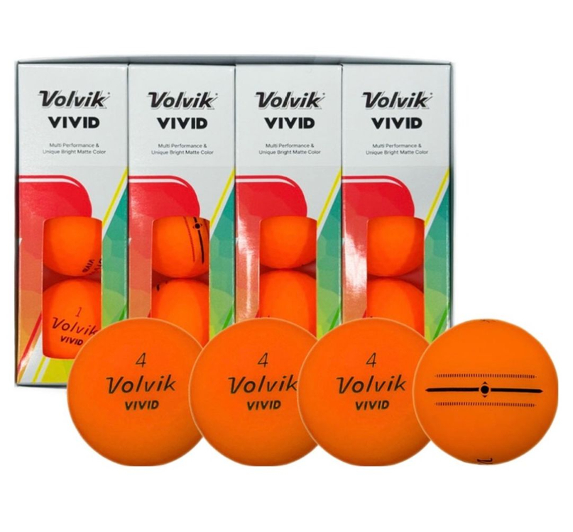 새상품 볼빅 비비드 골프공 오렌지 12개--0