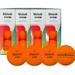 새상품 볼빅 비비드 골프공 오렌지 12개