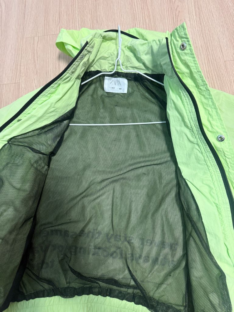 자라 키즈 바람막이 후드 자켓 / 바스락 점퍼 130--4