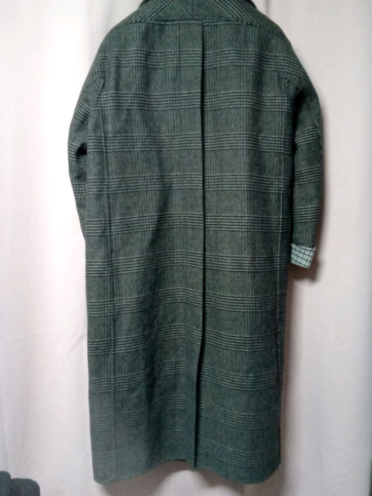 시스템 울트위드 체크 코트,춘추--1