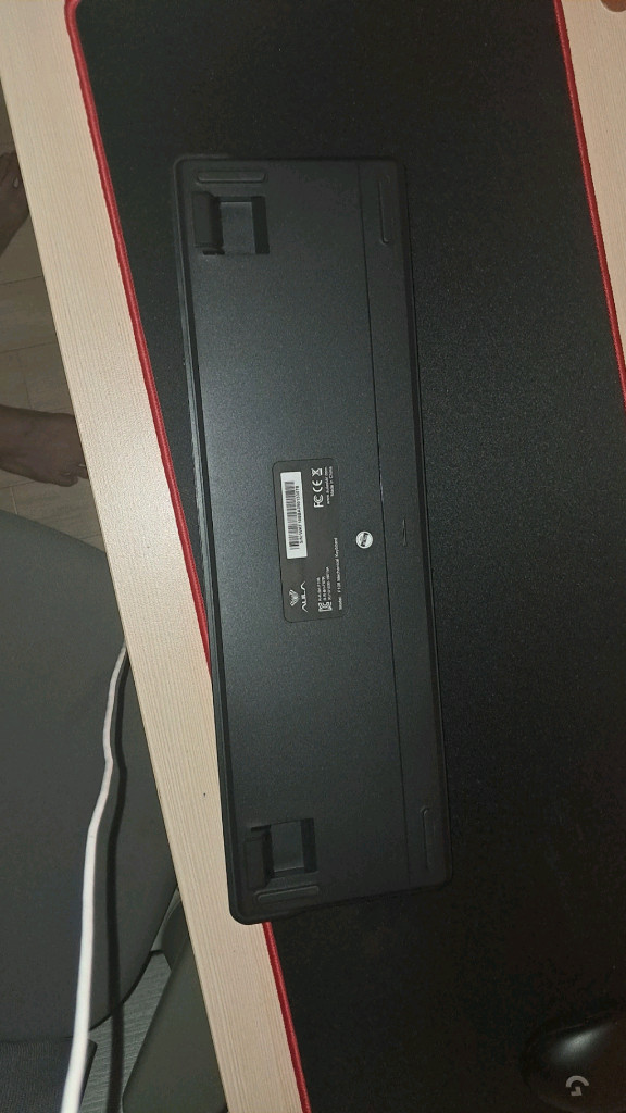 독거미 F108 LEOBOG 스카이 블랙 AULA 유무선 기계식키보드 국내 정품--1