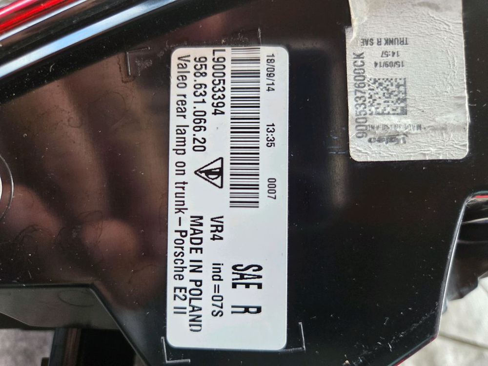 포르쉐 카이엔 S e하이브리드 2015년 테일램프 좌우측 세트--2