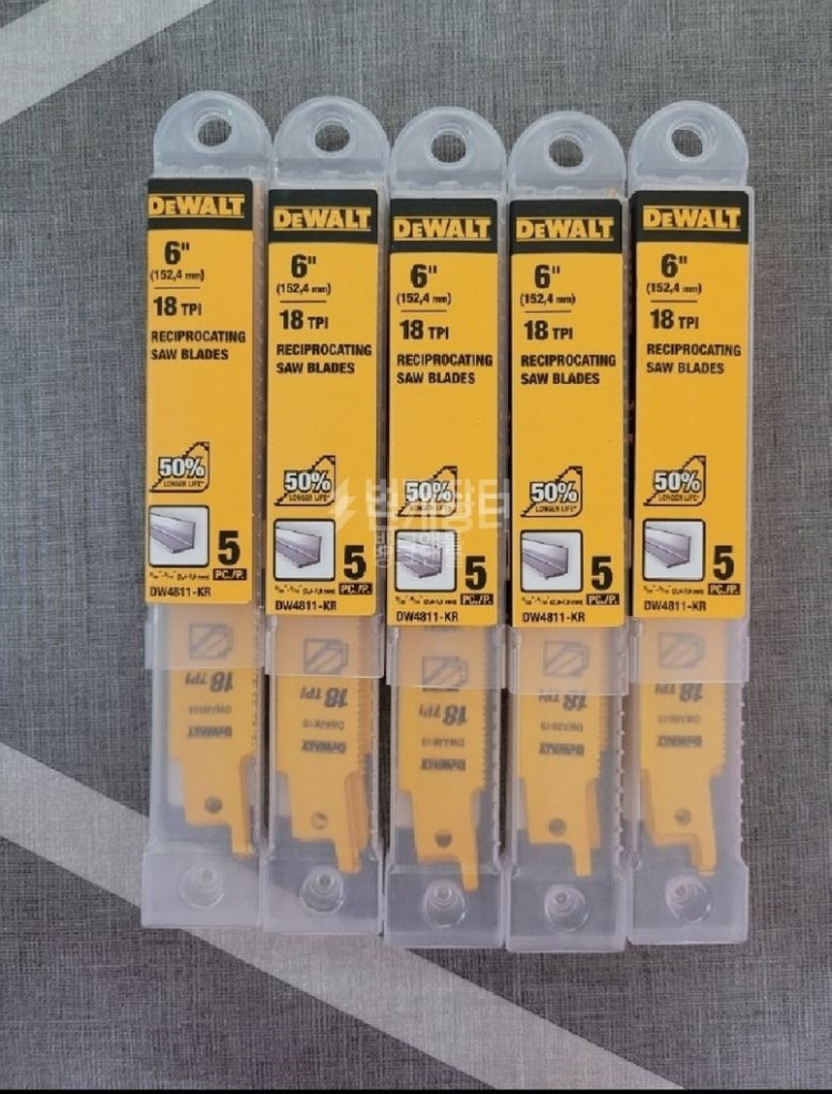 디월트 컷소날 DW4811 6Inch /5개 5세트--1