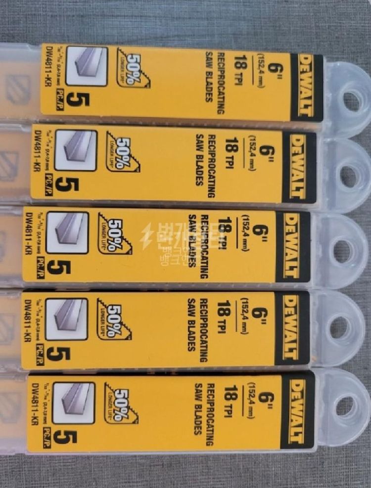 디월트 컷소날 DW4811 6Inch /5개 5세트--3