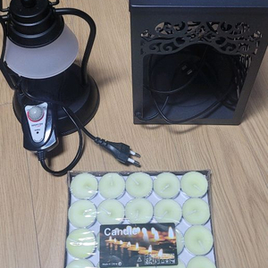 티라이트 캔들 24개입 새상품, 워머 램프