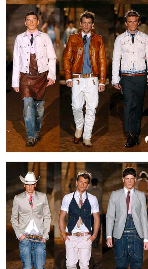 디스퀘어드 빈티지 런웨이 더티진 48--7