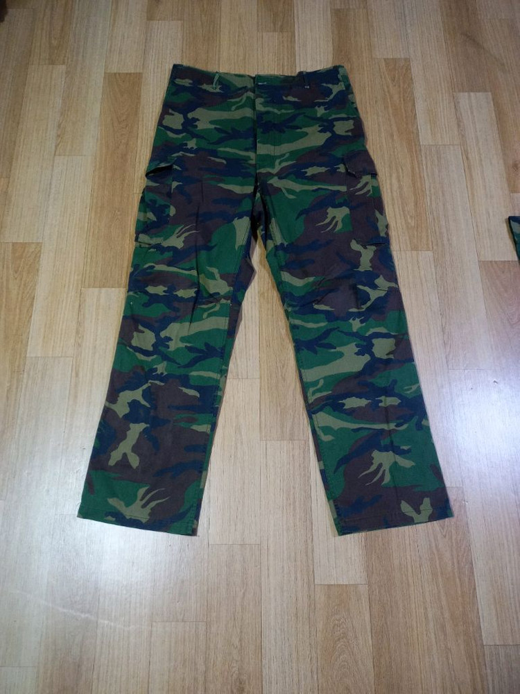 구형 얼룩무늬 전투복(야상,상의,하의,모자)--2