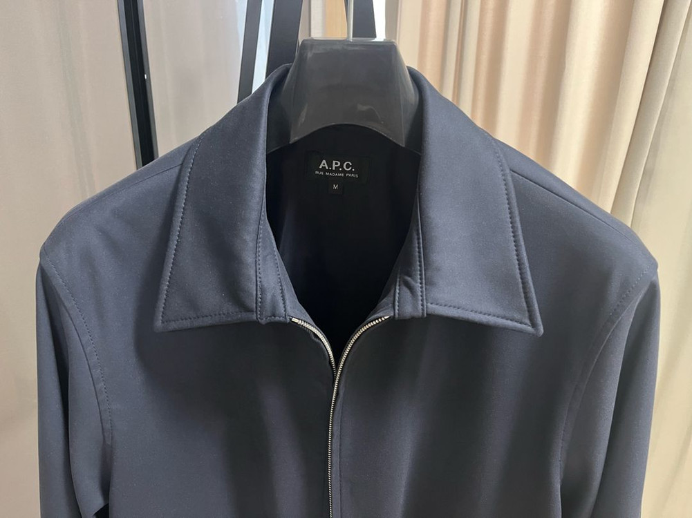 아페쎄 / shores 가죽자켓 네이비 / M--1