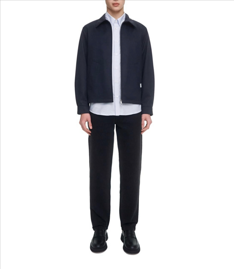 아페쎄 / shores 가죽자켓 네이비 / M--5