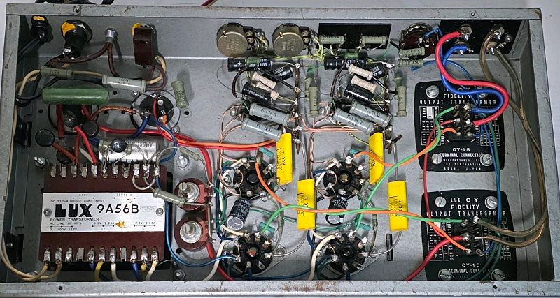 럭스만 KMQ7 진공관 파워앰프 이미지