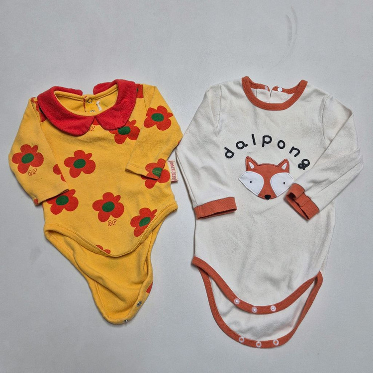 신생아 바디수트 6벌 세트 이미지