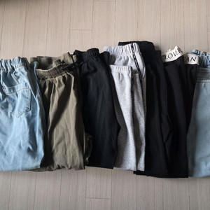 150사이즈 멋쟁이 여아여자 546학년 청바지바지 7벌 일괄