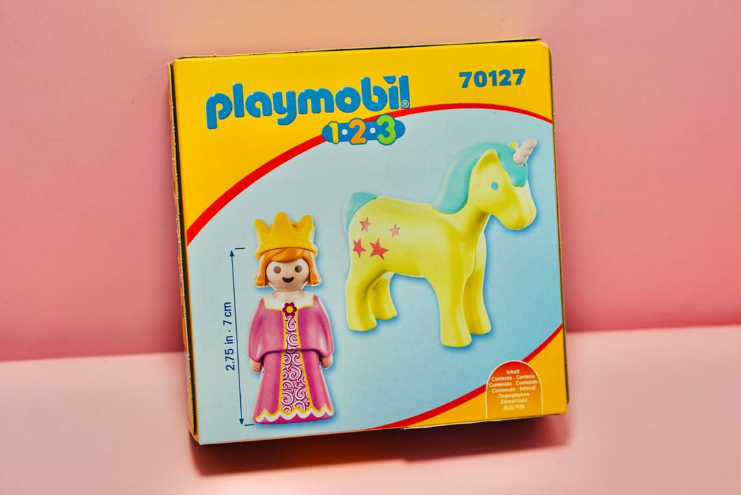 플레이모빌 123 공주와 유니콘 70127 미개봉--1