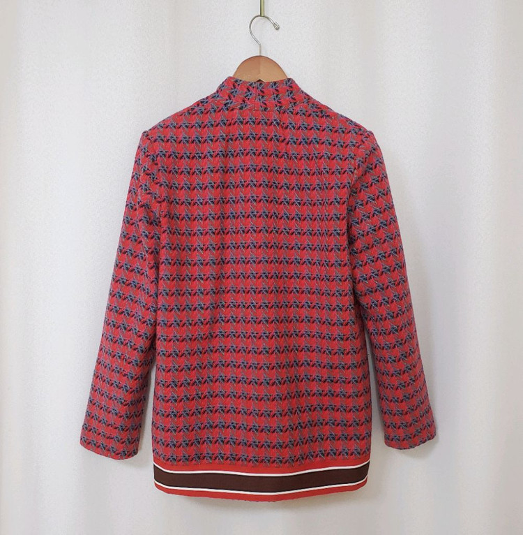 산드로 금장단추 트위드형 자켓36 새옷수준--3