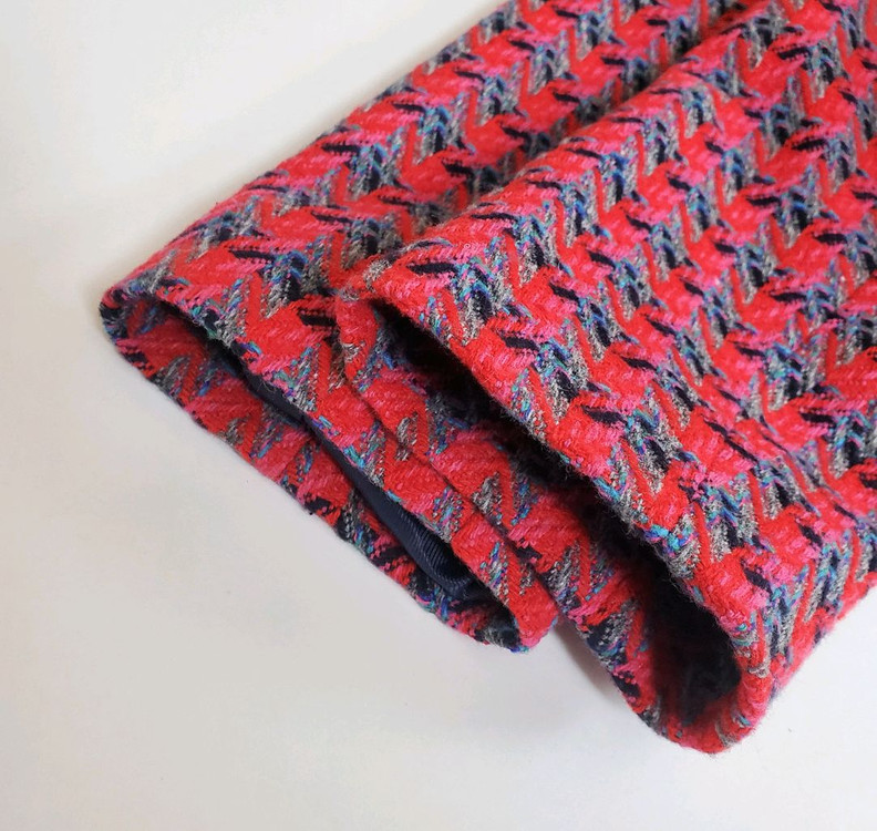 산드로 금장단추 트위드형 자켓36 새옷수준--5