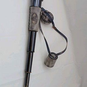 앤티크 황동 가죽 스파이글래스 망원경 (~48cm)