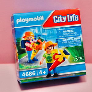 플레이모빌 시티라이프 피규어 4686 초등학교 입학식