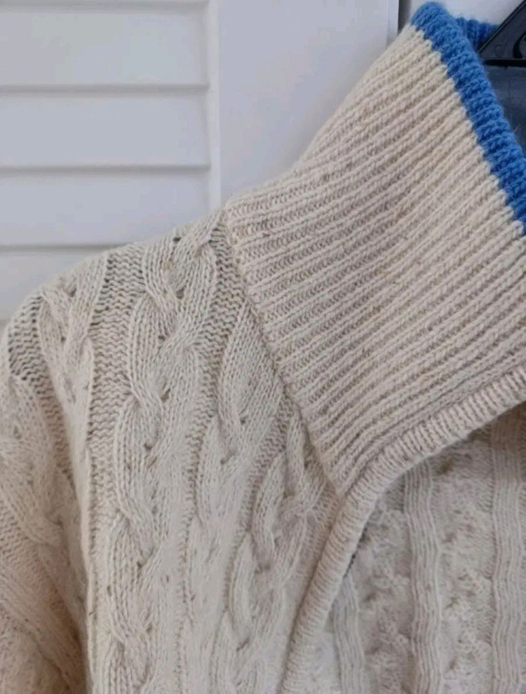 더일마 크롭 케이블 니트 재킷(가디건) F--1