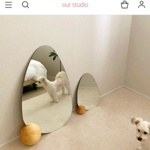 모양 거울 인테리어 소품 아우어스튜디오 화장대 거울